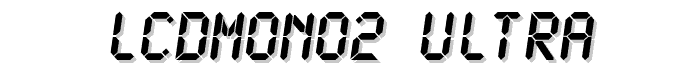 LCDMono2 Ultra font